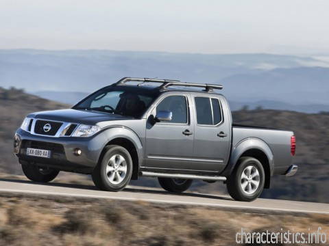 NISSAN Generación
 Navara III (D40) facelift 2.5d (190hp) 4x4 Características técnicas
