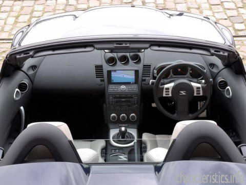 NISSAN Génération
 350Z Roadster (Z33) 3.5 i V6 24V (283) Spécifications techniques
